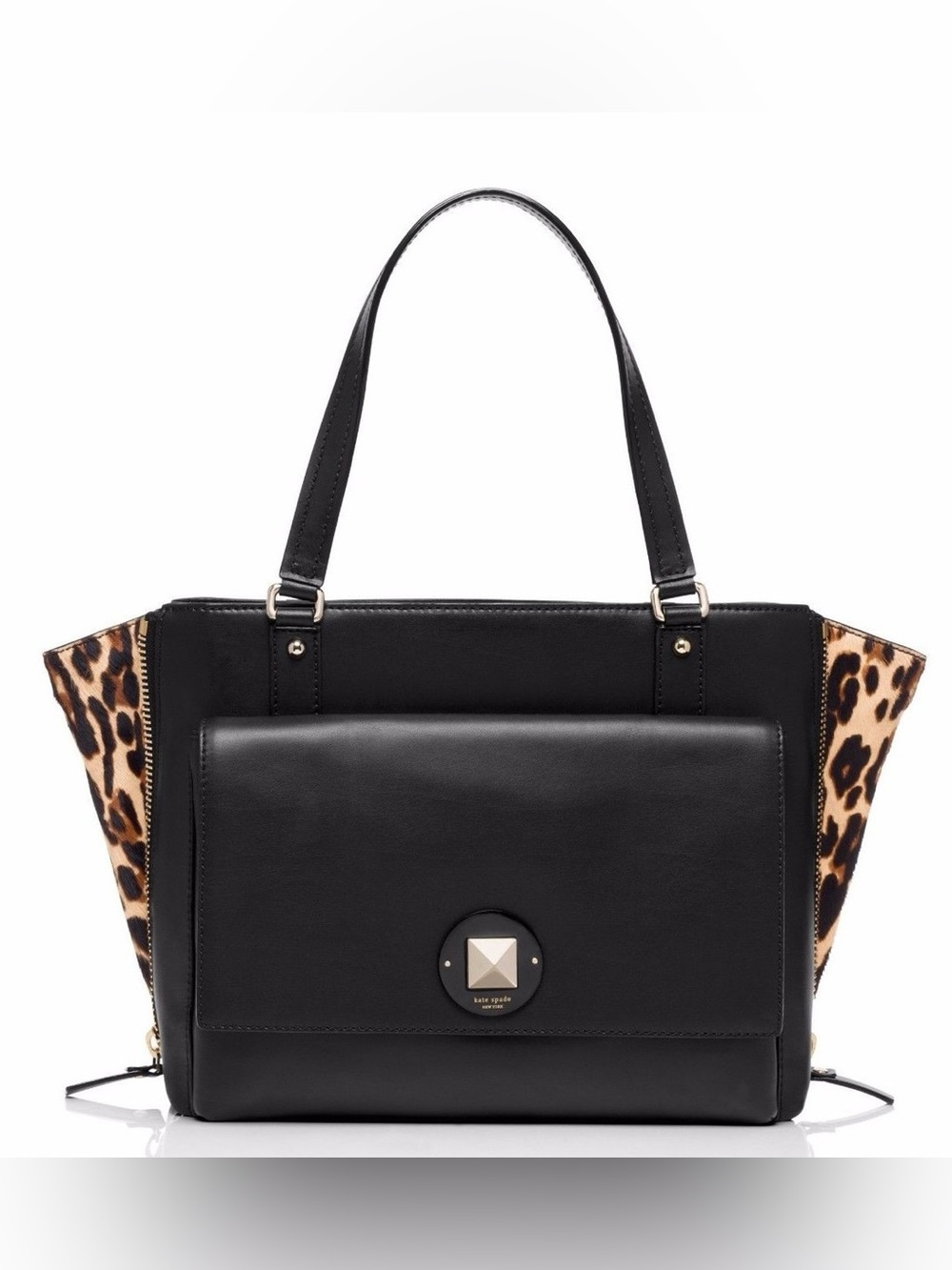 Kate Spade Varick Street Austin Tote, Leopard Haircalf/Black MSRP: $558.00 NWOT